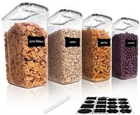 Vtopmart Cereal Storage Container Set, BPA Free