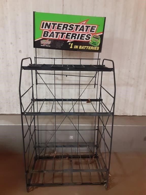 Interstate Battery Display Shelf