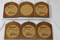 Lot of 6 Coasters