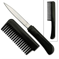 Black Secret Comb Knife
