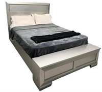 Queen Silver Bed