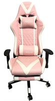 Pink & White Gaming Chair