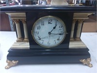 Vintage Gilbert clock with key appears to be