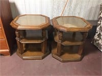 Matching End Tables 21" diameter and 22" tall