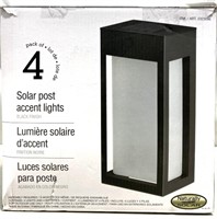 Naturally Solar Post Accent Lights *opened Box