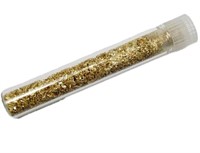 Vial Of Pure Gold Flakes