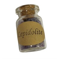 Natural Lapidolite Mixed Chips Bottle