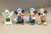 Lot of 4 Disney ornaments