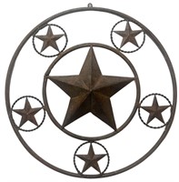 Rustic Circle Star Art
