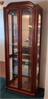Beautiful Illuminated & Mirrored Display Cabinet