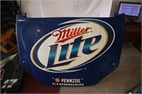 Miller Lite Large Car Hood Decor