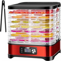 VIVOHOME Food Dehydrator Machine, 8 Trays Meat Hyd