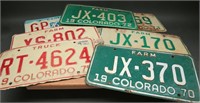 Vintage Colorado License Plates (7)