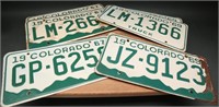 Vintage Colorado License Plates (6)