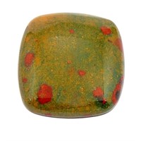 Natural Cushion 34.25ct Bloodstone Loose Gemstone