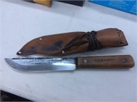 Ontario Knife Company hunting knife with sheath