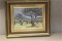 Vintage Oil on Board by Tholance