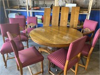 Dinning Table, 29 x 54” & 8 chairs