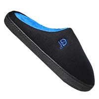 Men's House Slippers Size 6-7 Black/blue