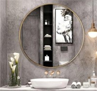 Retail$170 27.5” Round Metal Mirror