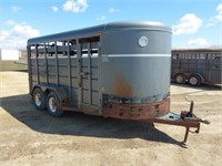 2000 Corn Pro 16' livestock trailer, tandem axle