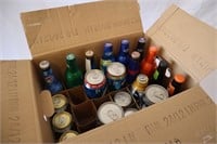 1990's-2000's Beer Collection and Seagrams BarMat