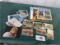 Old Post Cards, Misc. Items