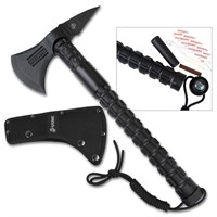 15" Usmc Tactical Axe With Survial Kit And Compas