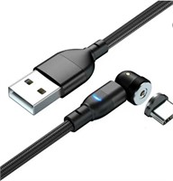 NEW 540° Rotation Magnetic Charging Cable USB,3ft