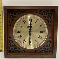Wood Framed Wall Clock - Vintage