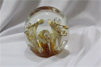 A Joe St.Claire Artglass Paperweight