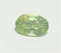 Natural .47 Ct Oval Green Peridot Gemstone