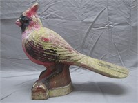 Vintage Cardinal Bird Statue