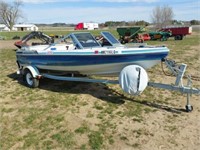 1991 Mirrorcraft  165V Sierra 16' boat, Yamaha L