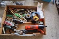 Box of Misc and Hand Tools