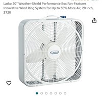 Lasko 20" Weather-Shield Performance Box Fan