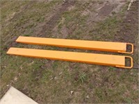 New unused 7' pallet fork extensions