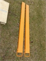 New unused 7' pallet fork extensions