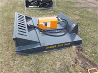 New unused Wolverine 6' Hyd rotary mower, skid