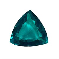 10ct Trillion Cut Green Emerald Gemstone