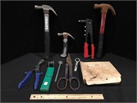 Hammers, Snips, Welding Rods, and More