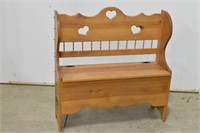 Hand-Made Bench with Storage