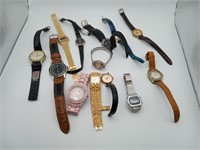 12+ Wrist watch lot various styles