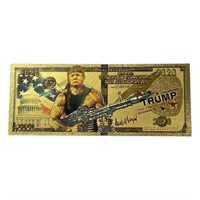 2020 $1000 Donald Trump 24k Gold Plated Banknote