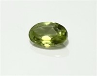 Natural .48 Ct Oval Green Peridot Gemstone