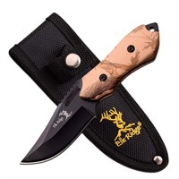 Elk Ridge Camo Fixed Blade Hunting Knife