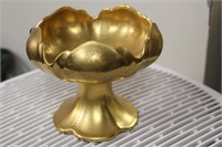 Gold Gilted Porcelain Compote