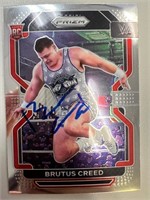 WWE Brutus Creed Signed Card with COA