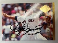 Red Sox Roger Clemens Signed Card with COA