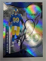 Rams Aaron Donald Signed Card with COA